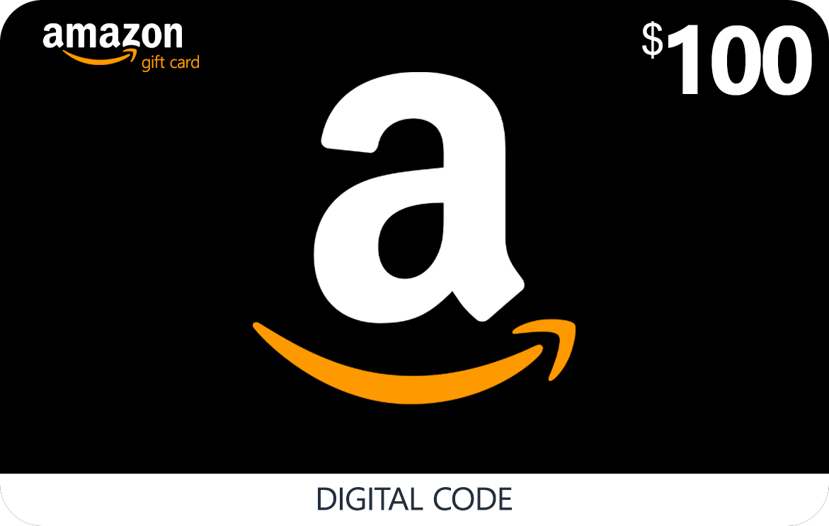 $100 Amazon Gift Card that says 'Digital Code'