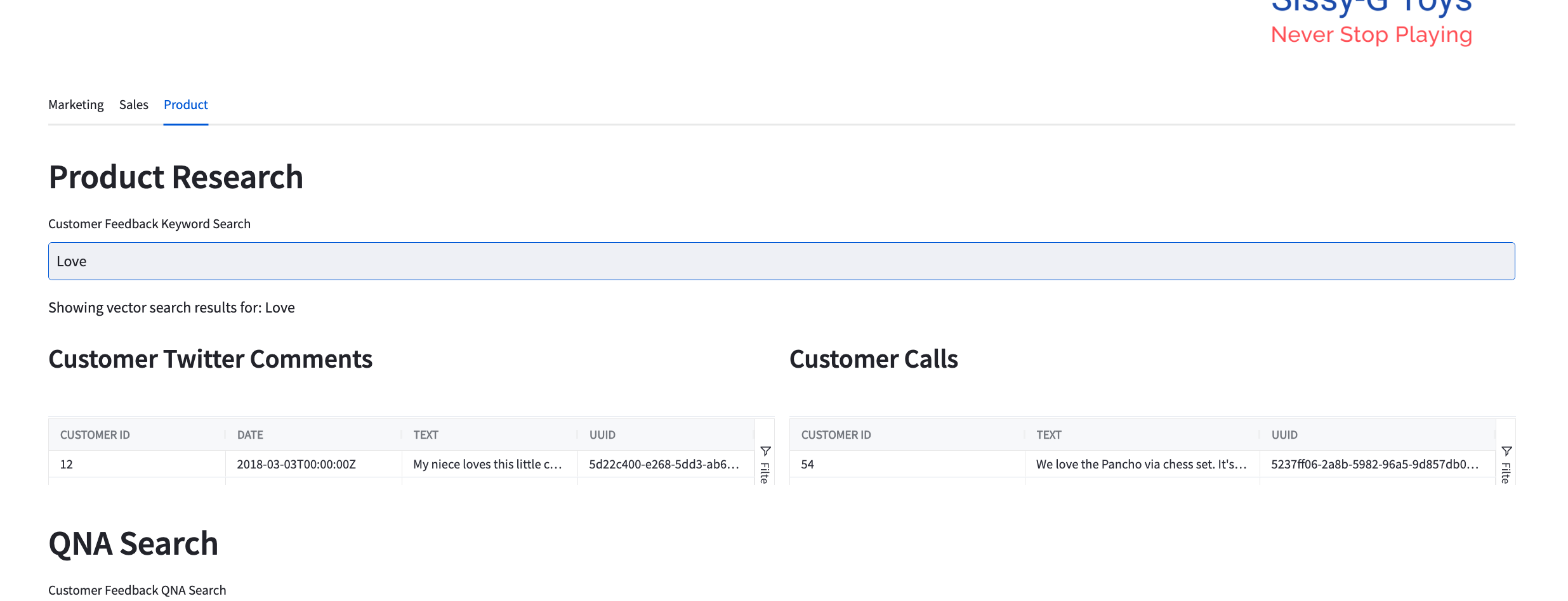 A screenshot of the Airflow UI with active Customer Analytics DAG